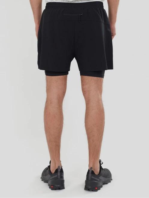 Fundango Corris Running Shorts for men in black 3