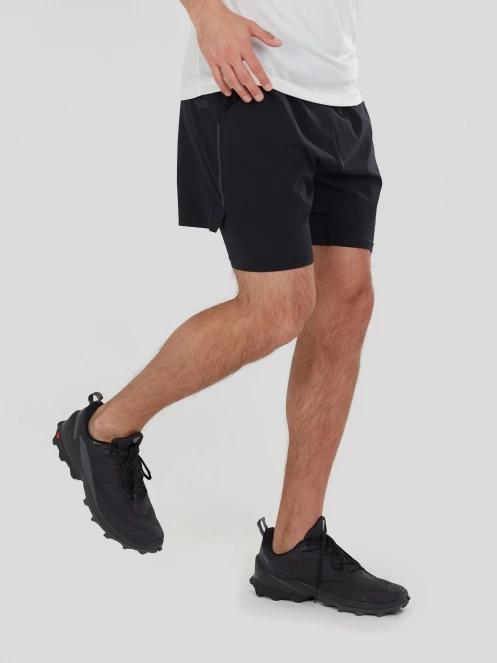 Fundango Corris Running Shorts for men in black 6