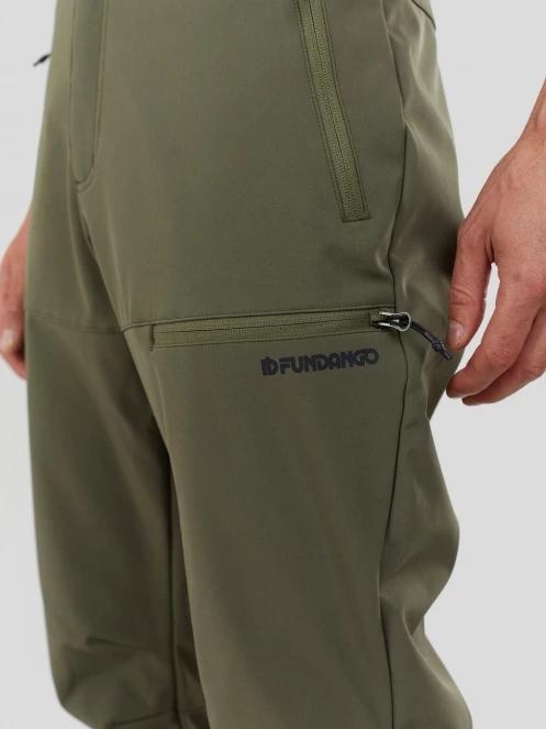 Fundango Akira II Softshell Pants for men in oliv 7
