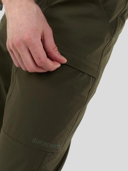 Fundango Elkford Cargo Trekking Pants for men in green 5
