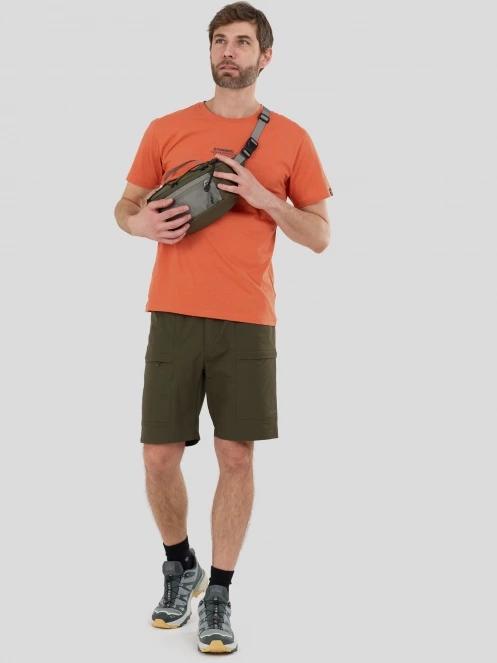 Fundango Elkford Cargo Trekking Shorts for men in green 4