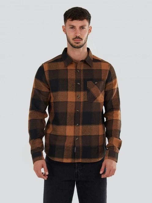 Fundango Harris Shirt for men in brown 2
