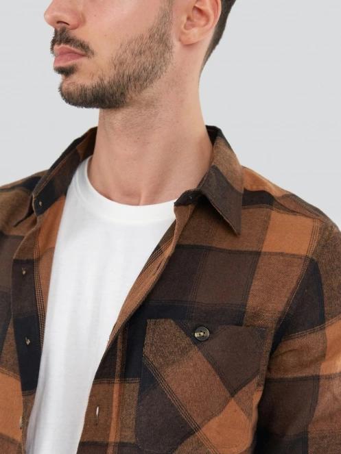 Fundango Harris Shirt for men in brown 6