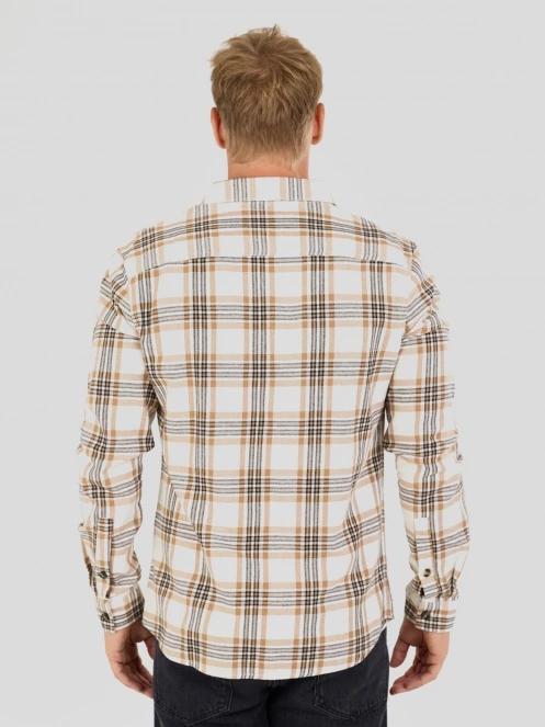 Fundango Harris Shirt for men in sand 3