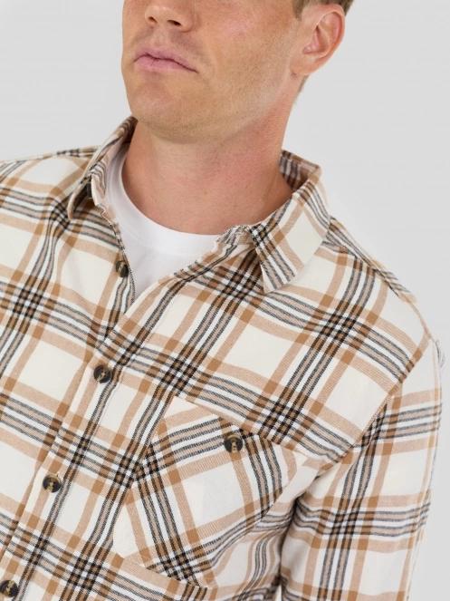 Fundango Harris Shirt for men in sand 5