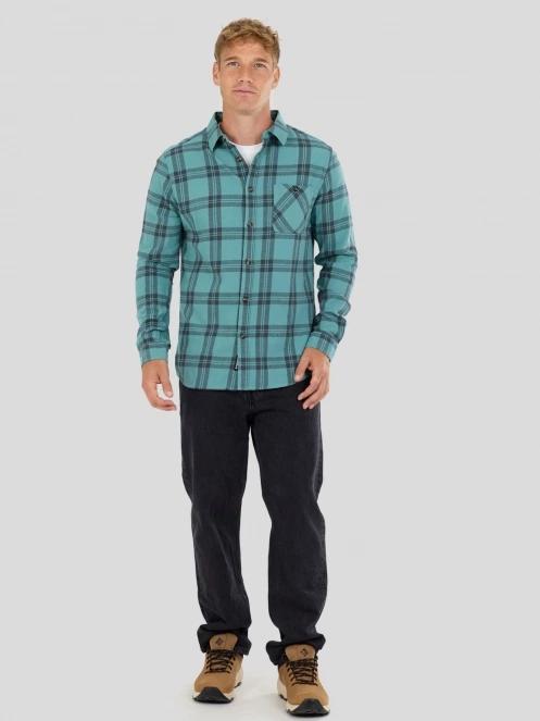Fundango Harris Shirt for men in green 4