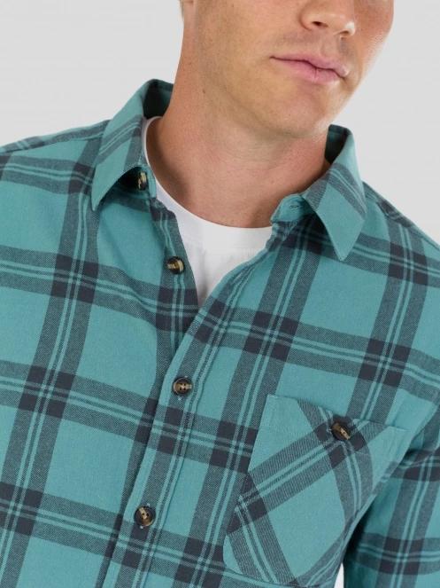Fundango Harris Shirt for men in green 5