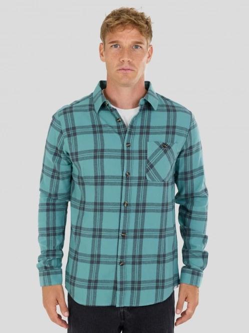 Fundango Harris Shirt for men in green 2