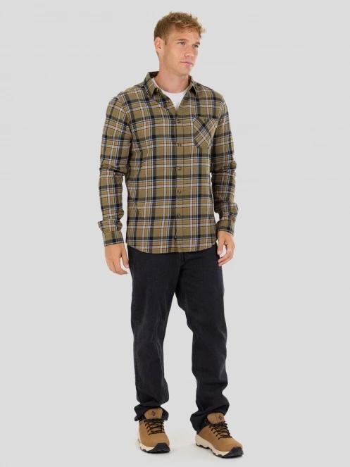 Fundango Harris Shirt for men in oliv 4