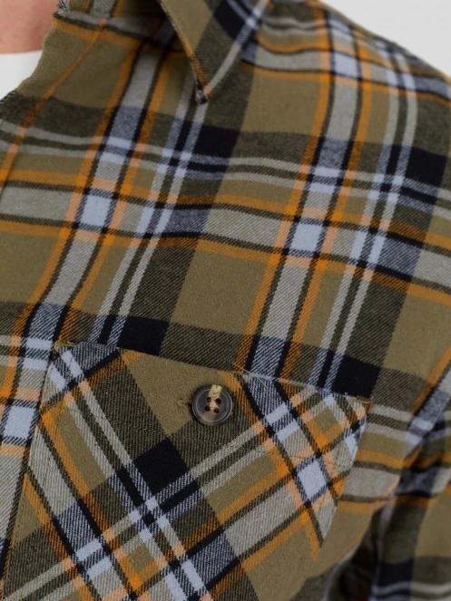 Fundango Harris Shirt for men in oliv 7