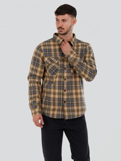 Fundango Roddy Lined Shirt for men in grey 4
