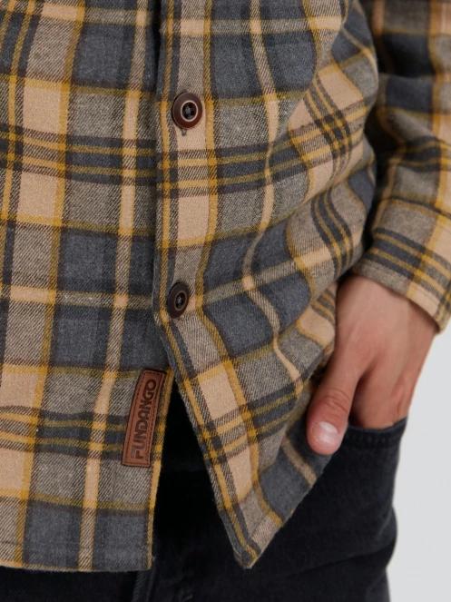 Fundango Roddy Lined Shirt for men in grey 5