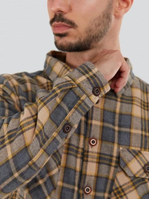 Fundango Roddy Lined Shirt for men in grey 6