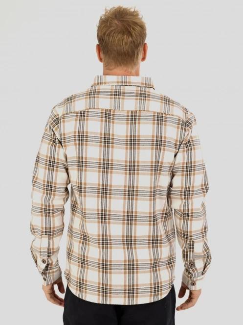 Fundango Roddy Lined Shirt for men in sand 3