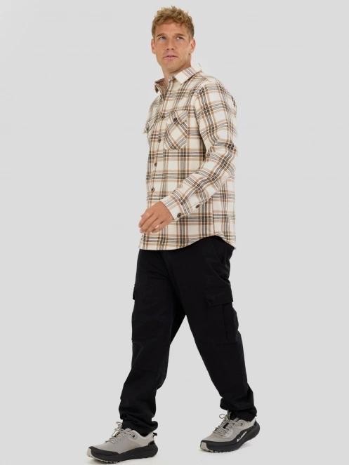 Fundango Roddy Lined Shirt for men in sand 4