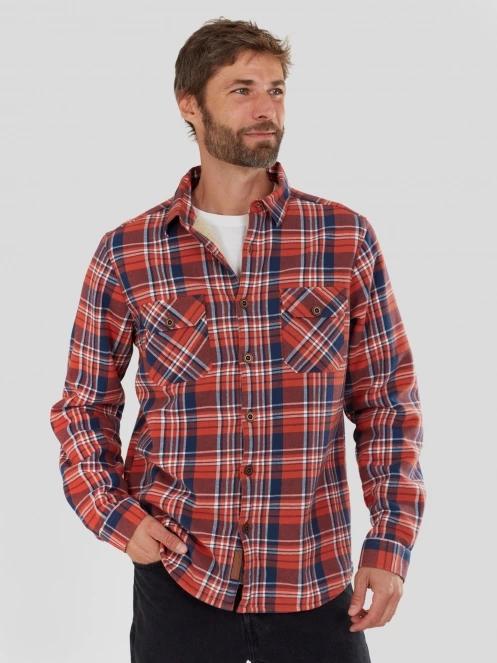 Fundango Roddy Lined Shirt for men in red 2
