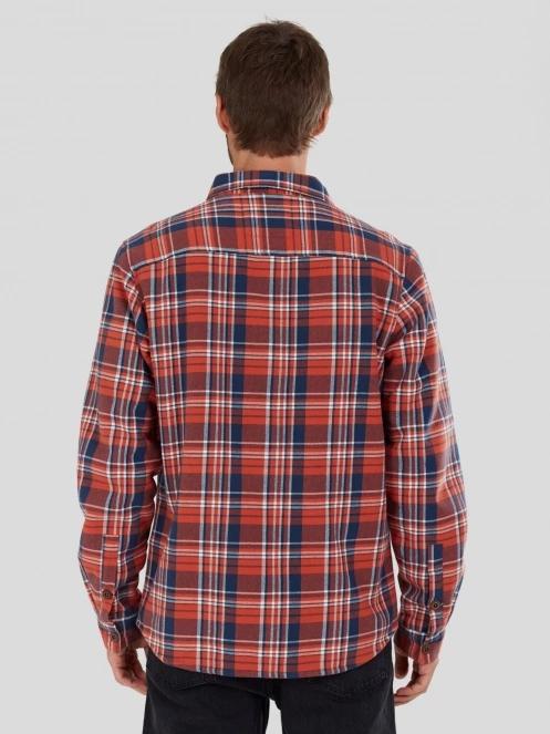 Fundango Roddy Lined Shirt for men in red 3