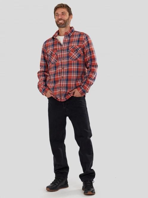 Fundango Roddy Lined Shirt for men in red 4
