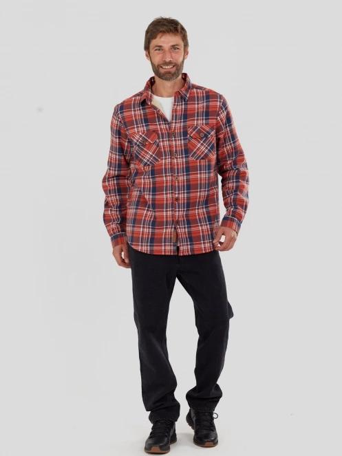 Fundango Roddy Lined Shirt for men in red 5