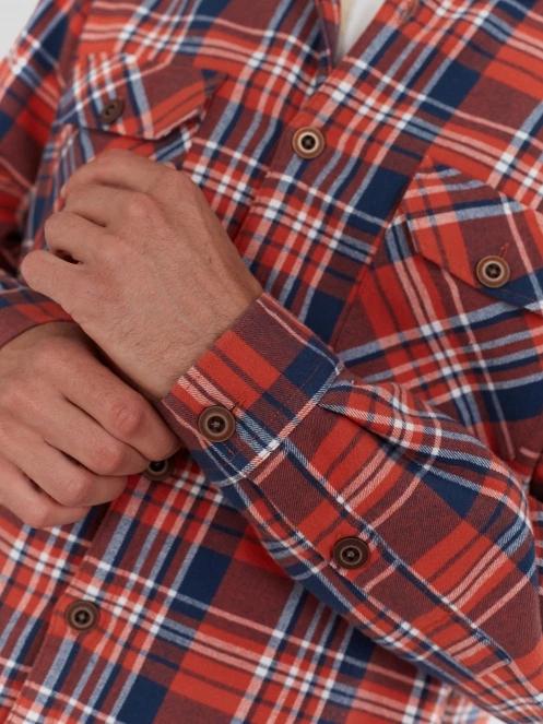 Fundango Roddy Lined Shirt for men in red 7
