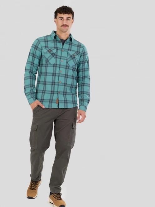 Fundango Roddy Lined Shirt for men in green 4