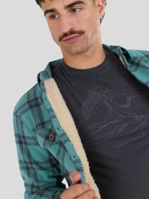 Fundango Roddy Lined Shirt for men in green 9