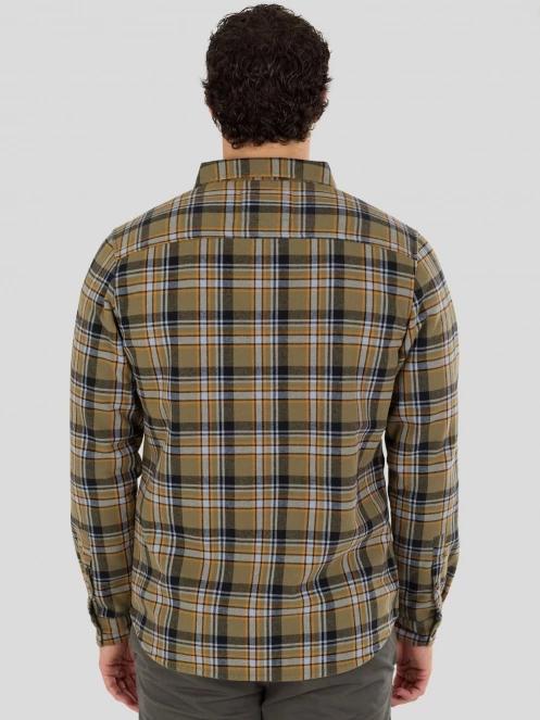 Fundango Roddy Lined Shirt for men in oliv 3