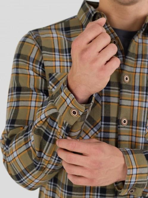 Fundango Roddy Lined Shirt for men in oliv 8