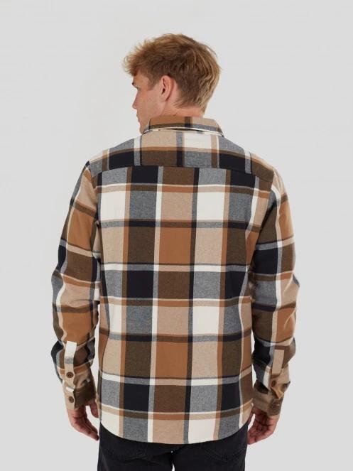 Fundango Roddy Lined Shirt for men in brown 3