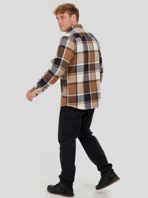 Fundango Roddy Lined Shirt for men in brown 4