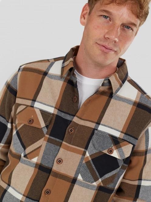 Fundango Roddy Lined Shirt for men in brown 6