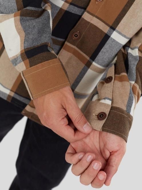 Fundango Roddy Lined Shirt for men in brown 7