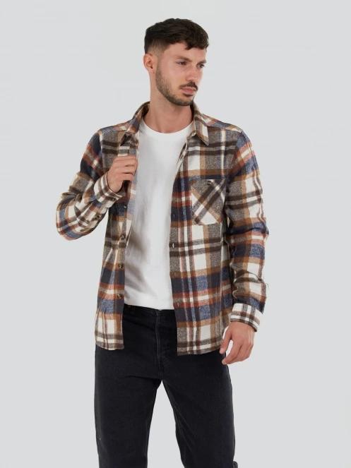 Fundango Parker Shirt Jacket for men in brown 5