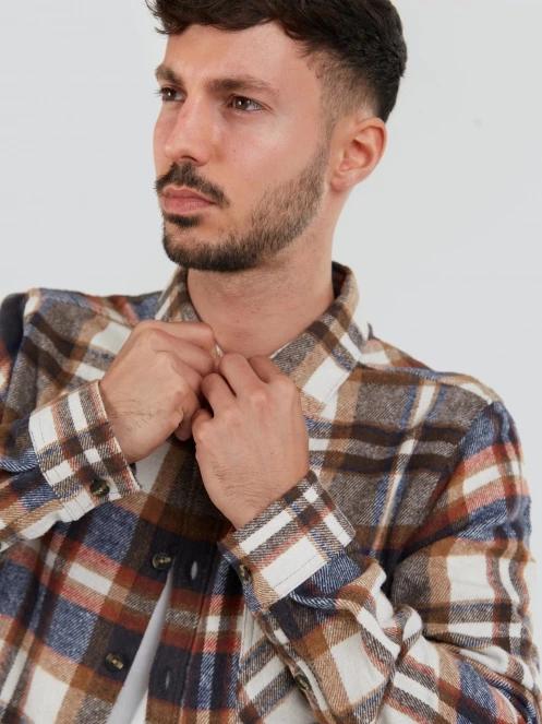 Fundango Parker Shirt Jacket for men in brown 6