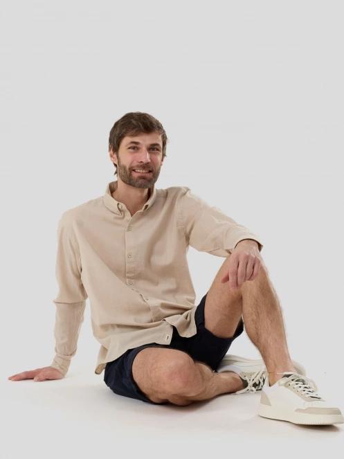 Fundango Ronan Shirt for men in sand 5