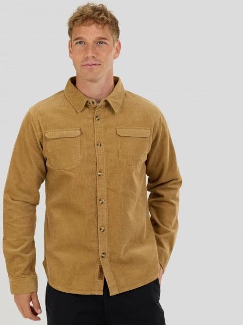 Fundango Oregon Corduroy Shirt for men in yellow 2