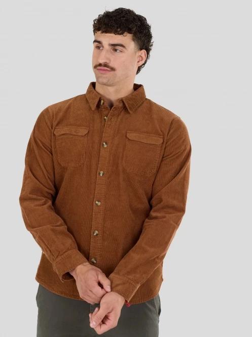 Fundango Oregon Corduroy Shirt for men in brown 2