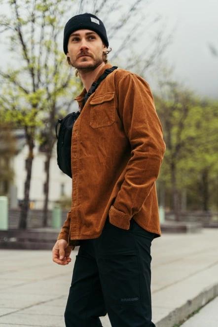Fundango Oregon Corduroy Shirt for men in brown 10