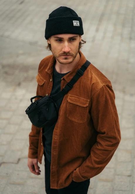 Fundango Oregon Corduroy Shirt for men in brown 11