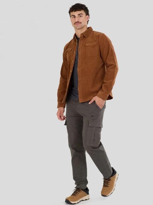 Fundango Oregon Corduroy Shirt for men in brown 5
