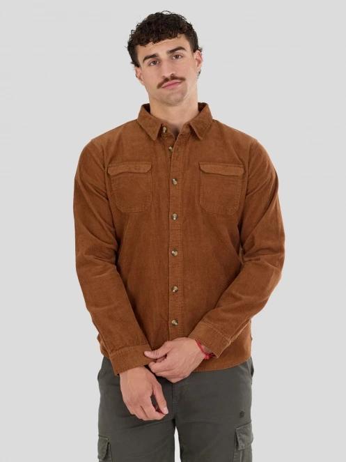 Fundango Oregon Corduroy Shirt for men in brown 6