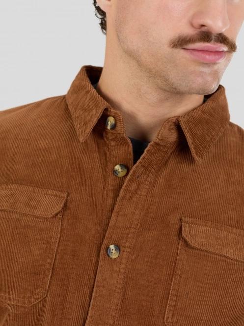 Fundango Oregon Corduroy Shirt for men in brown 7