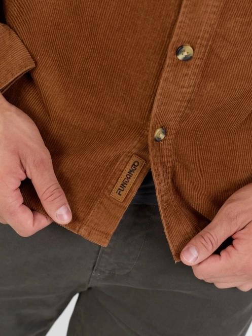 Fundango Oregon Corduroy Shirt for men in brown 8