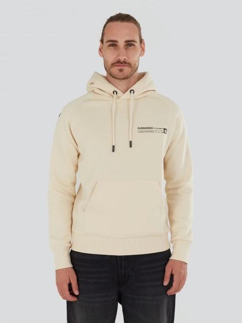Fundango Talis Hooded Sweatshirt for men in sand 2