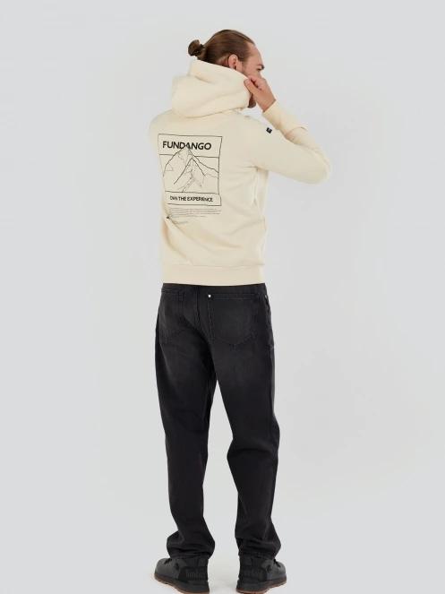 Fundango Talis Hooded Sweatshirt for men in sand 4