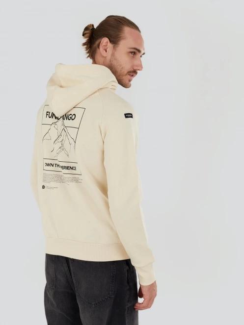 Fundango Talis Hooded Sweatshirt for men in sand 5