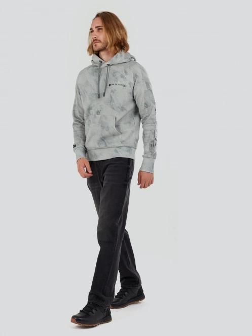 Fundango Talis Hooded Sweatshirt for men in green 4