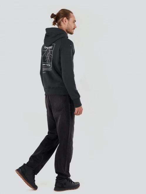 Fundango Talis Hooded Sweatshirt for men in grey 4