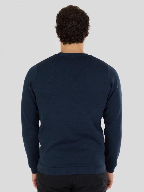 Fundango Randall Pullover for men in dark blue 3