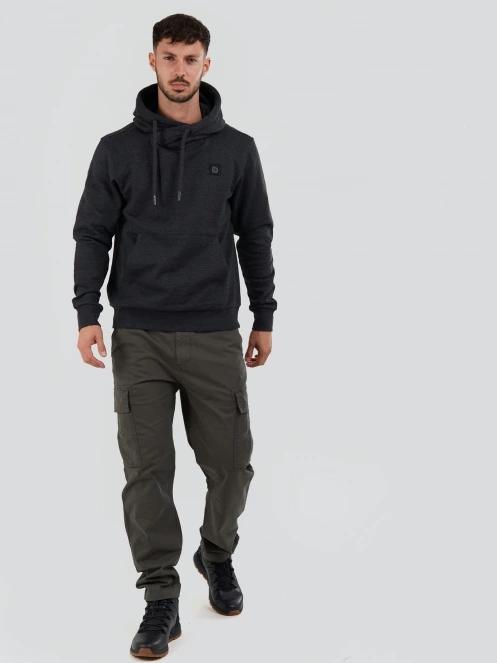 Fundango Conor Hooded Sweatshirt for men in black 4